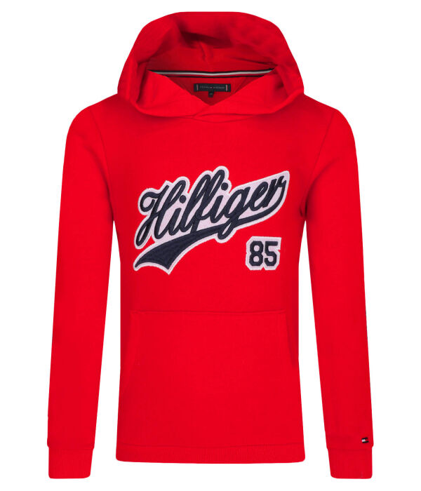 

Толстовка детская Tommy Hilfiger с вышивкой, красный
