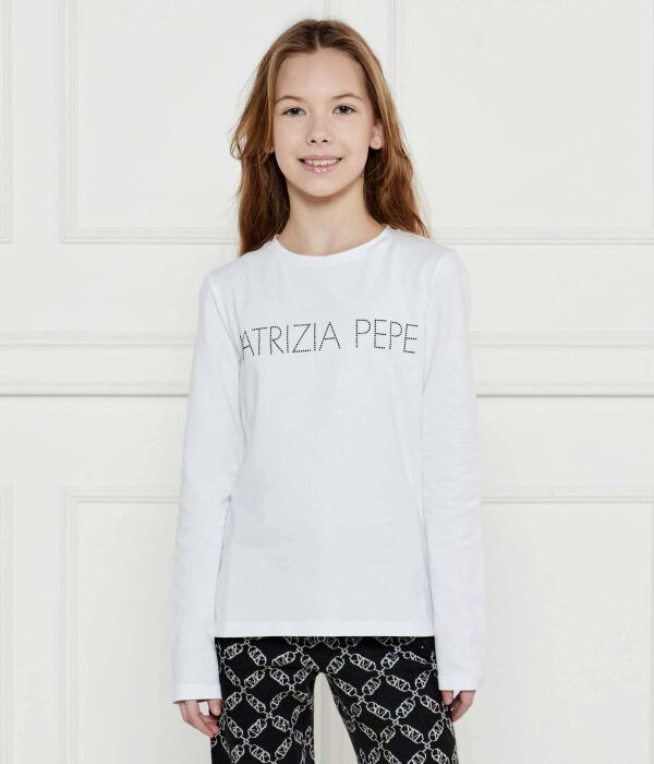 

Блуза детская Patrizia Pepe с логотипом, белый