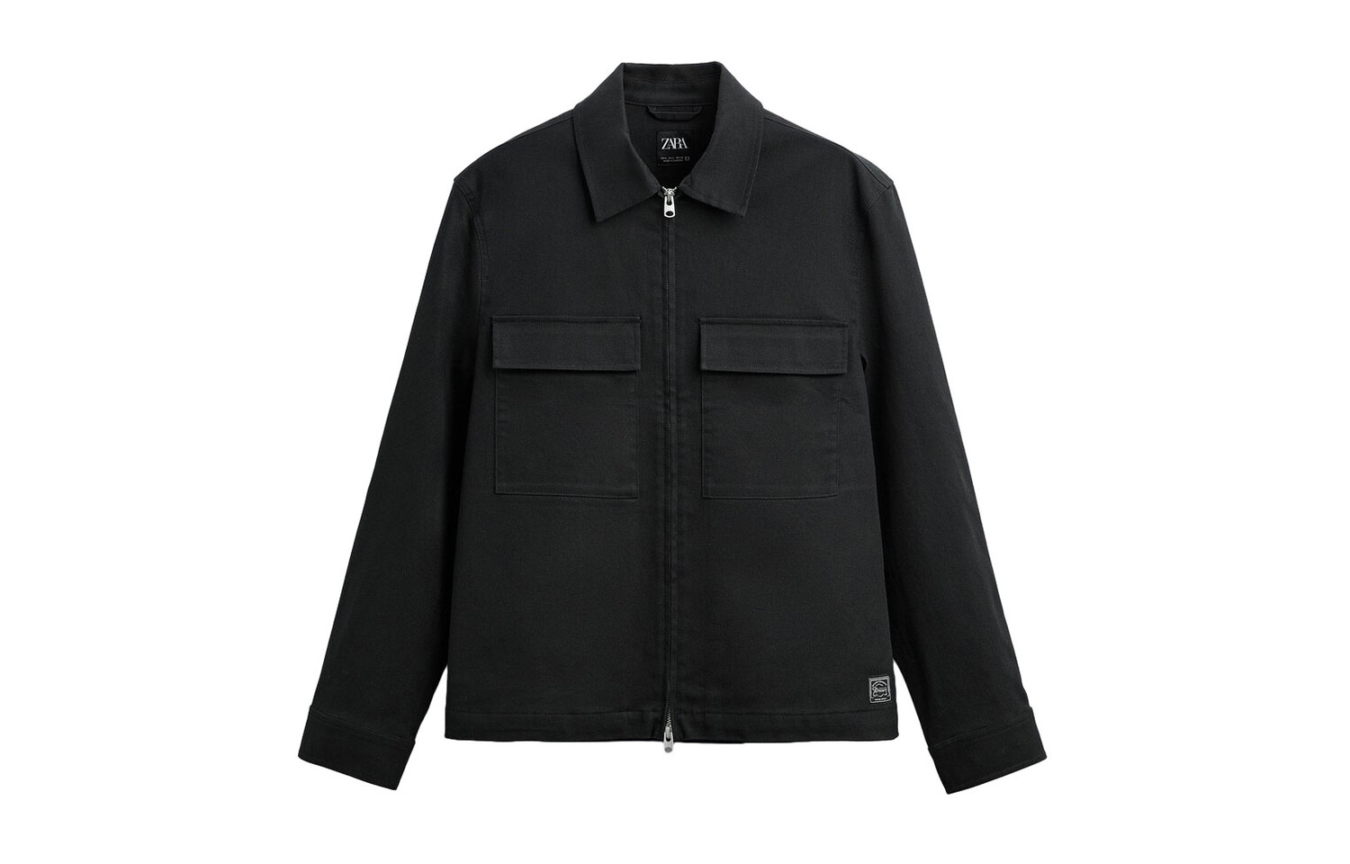 

Куртка мужская черная Zara, черный