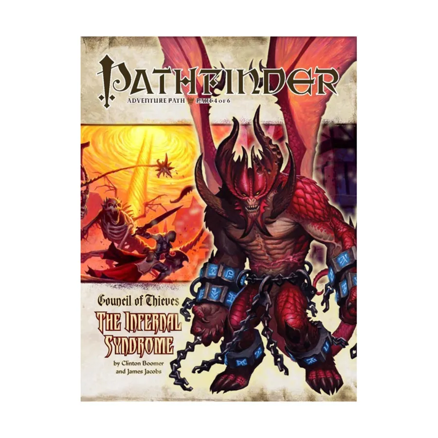 

#28 "Council of Thieves #4 - The Infernal Syndrome", Pathfinder Roleplaying Game (1st Edition) - Adventure Path #001 - #030, мягкая обложка