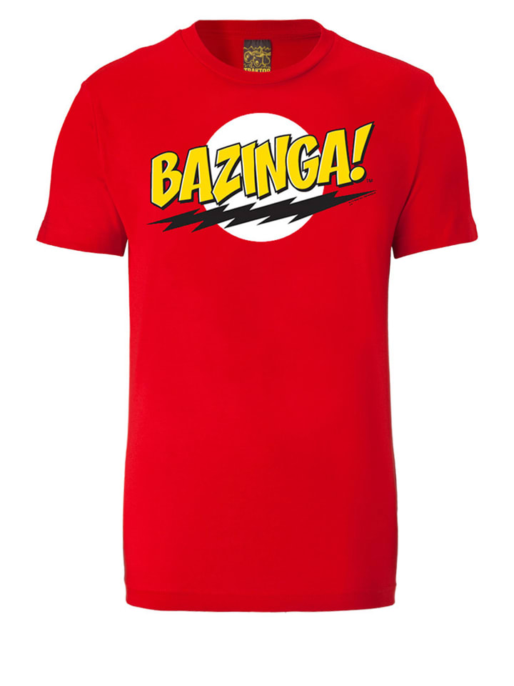 

Logoshirt Футболка по мотивам сериала «Теория большого взрыва» | Bazinga в красном, Красный, Logoshirt Футболка по мотивам сериала «Теория большого взрыва» | Bazinga в красном