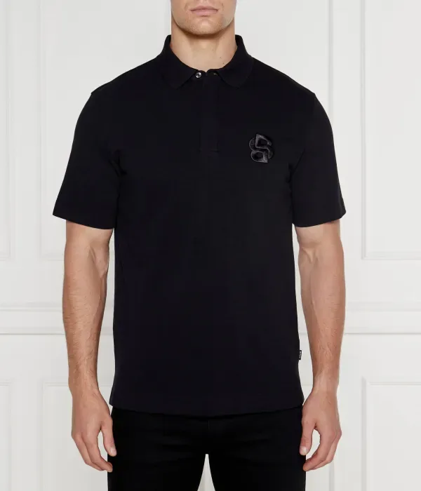 Поло C-PAYTO regular fit Boss, черный