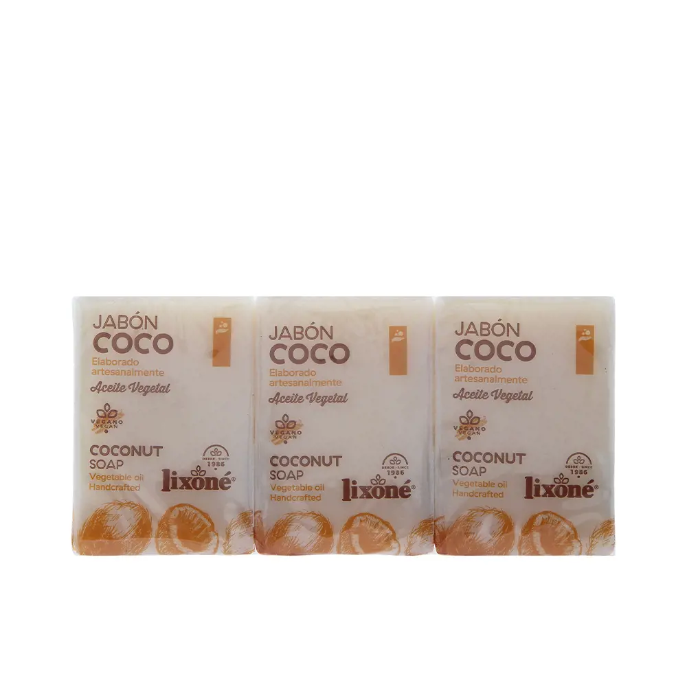 

Мыло Coco jabón 100% natural Lixone, 3 x 125 гр.