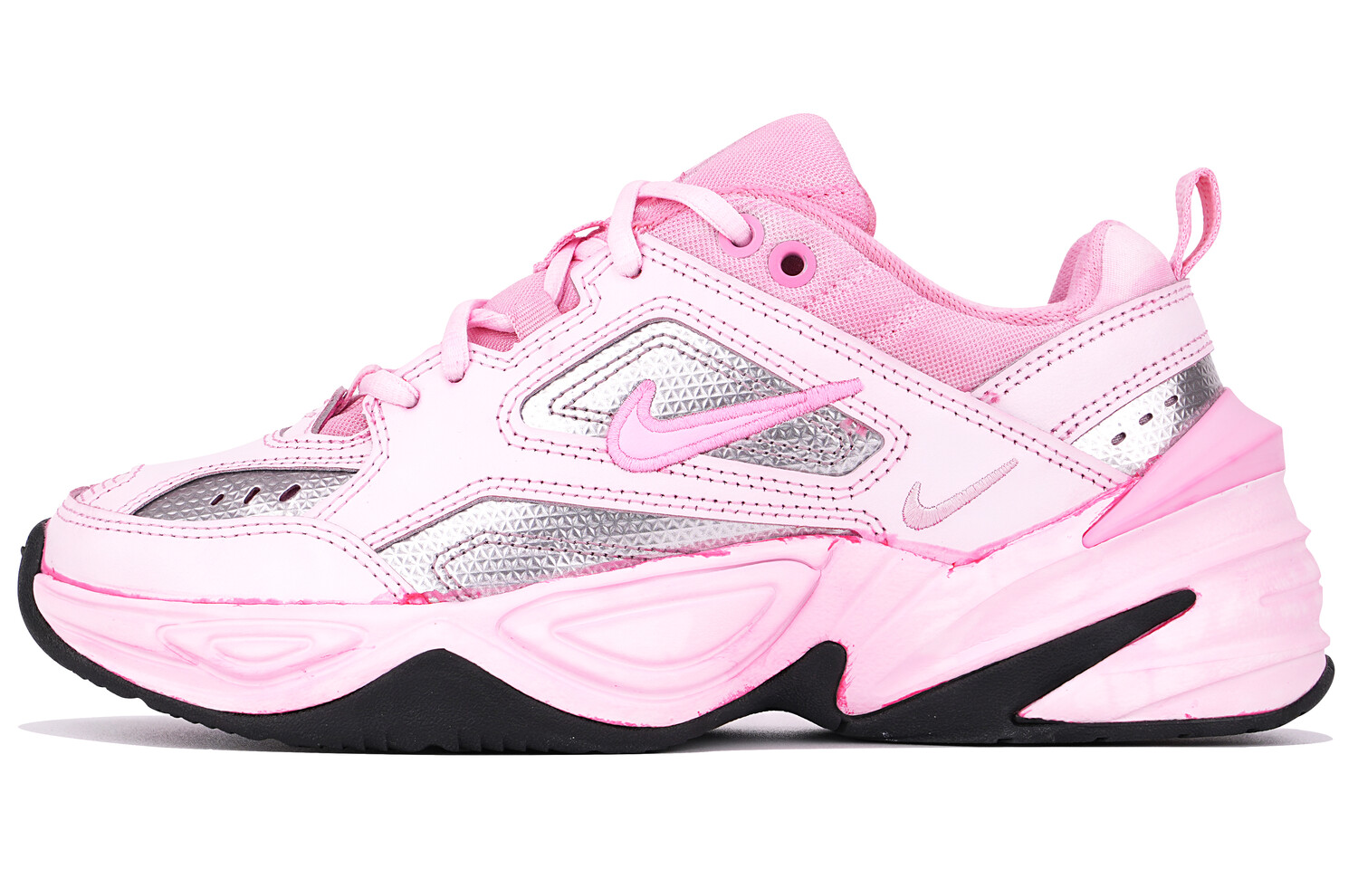 

Кроссовки Nike M2K Chunky Sneakers Women's Low-Top Pink/Silver