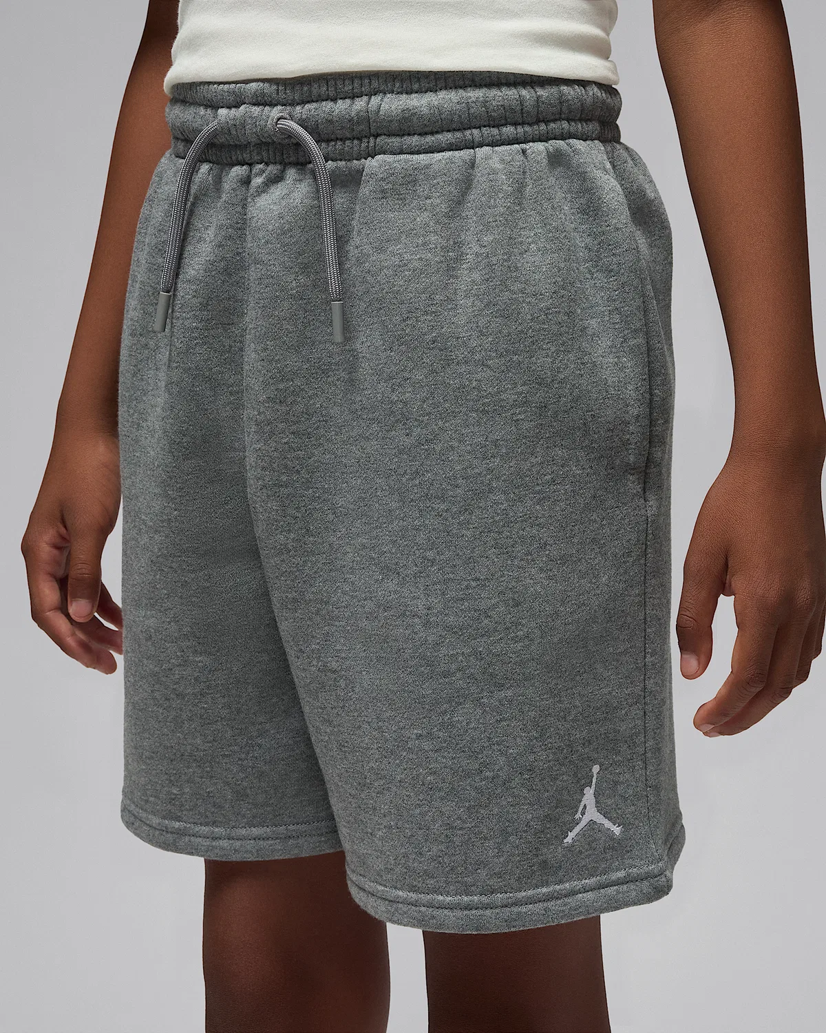 Детские шорты Jordan Brooklyn Fleece, Carbon Heather — фото 2