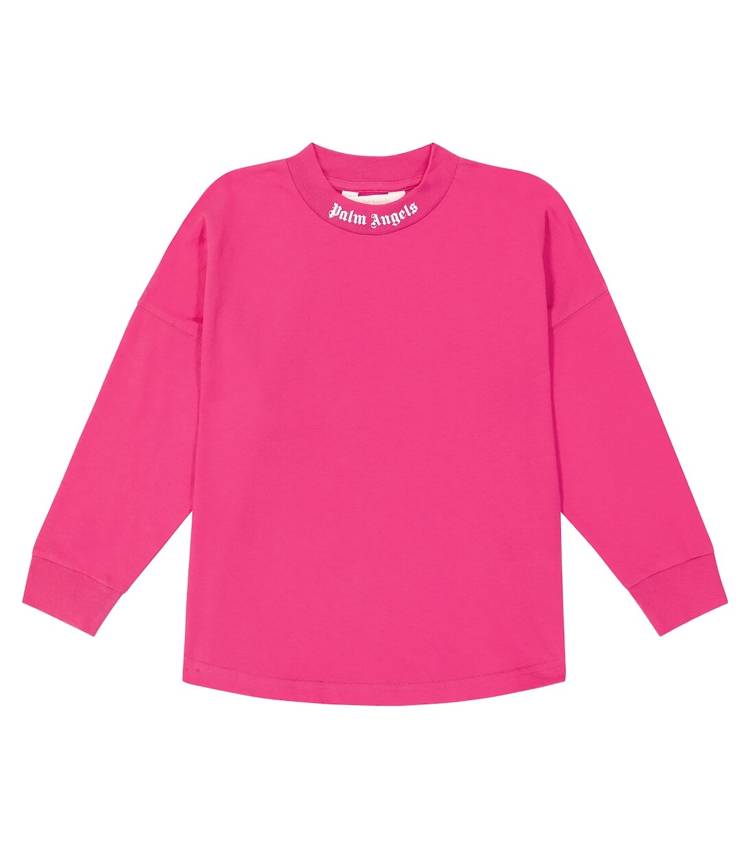 

Толстовка из хлопкового джерси с логотипом Palm Angels Kids, розовый