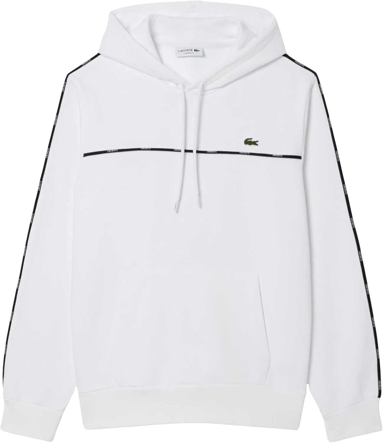 Свитшот с логотипом Lacoste, мужской, цвет White