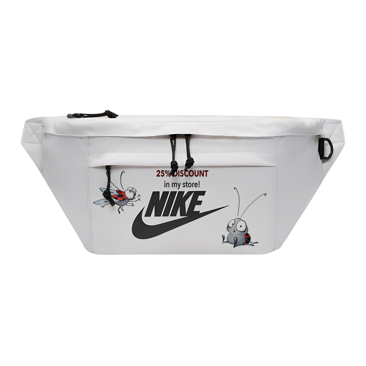 

Nike Одноплечевая набедренная сумка через плечо унисекс белая, Ladybug