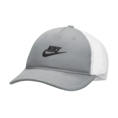 

Бейсболка Nike Rise Cap Structured Trucker Cap, цвет Smoke Grey/White/Black