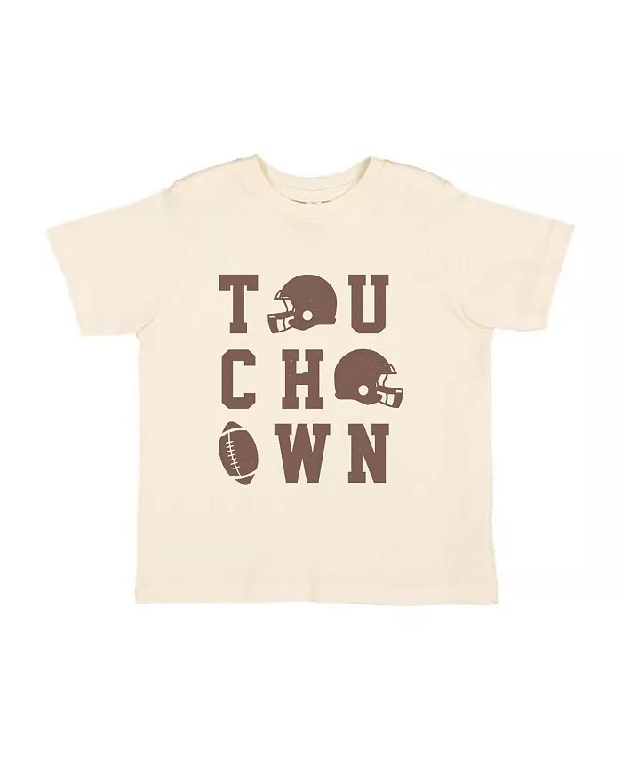 

Футболка с коротким рукавом для мальчиков Touchdown Sweet Wink, коричневый/бежевый