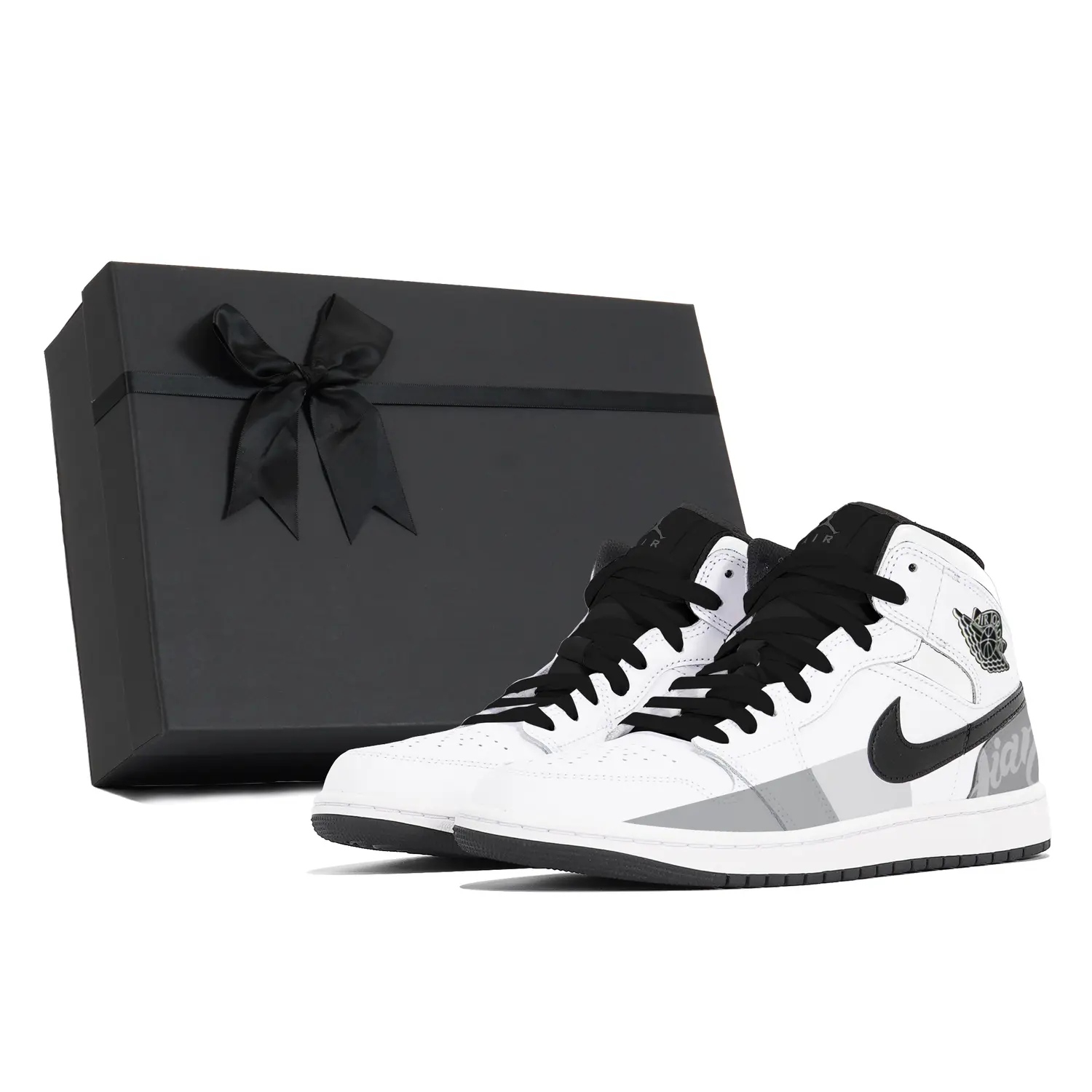 

Jordan Кроссовки Air 1 Mid Top Vintage мужские белые