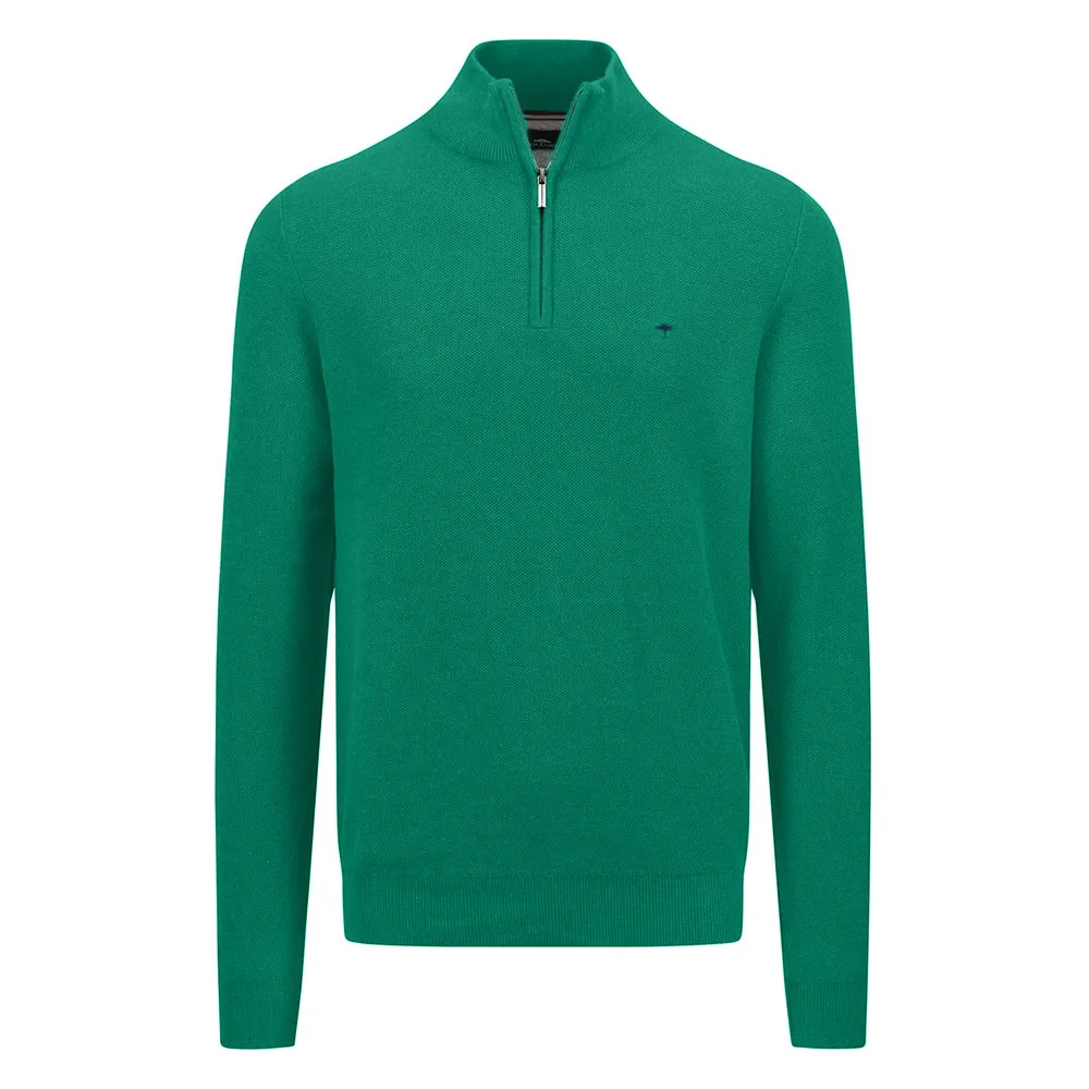 

Свитер Fynch Hatton 1414222 full zip, зеленый