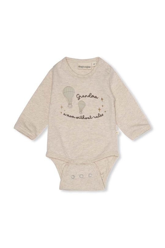 

That's mine Хлопковое детское боди Bilie, бежевый