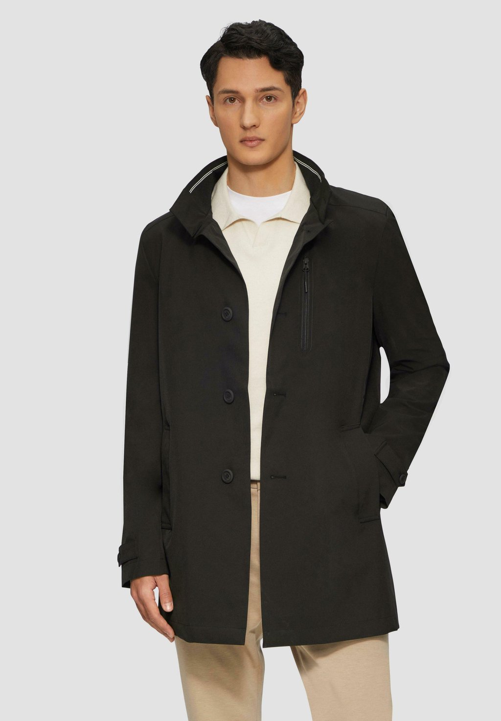 

Короткое пальто s.Oliver BLACK LABEL, черный