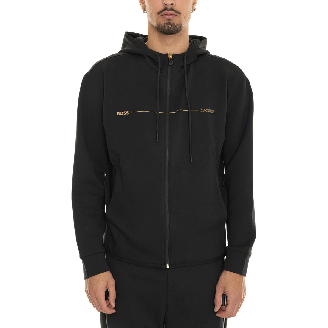 

HUGO BOSS Толстовка с принтом логотипа Boss, Black