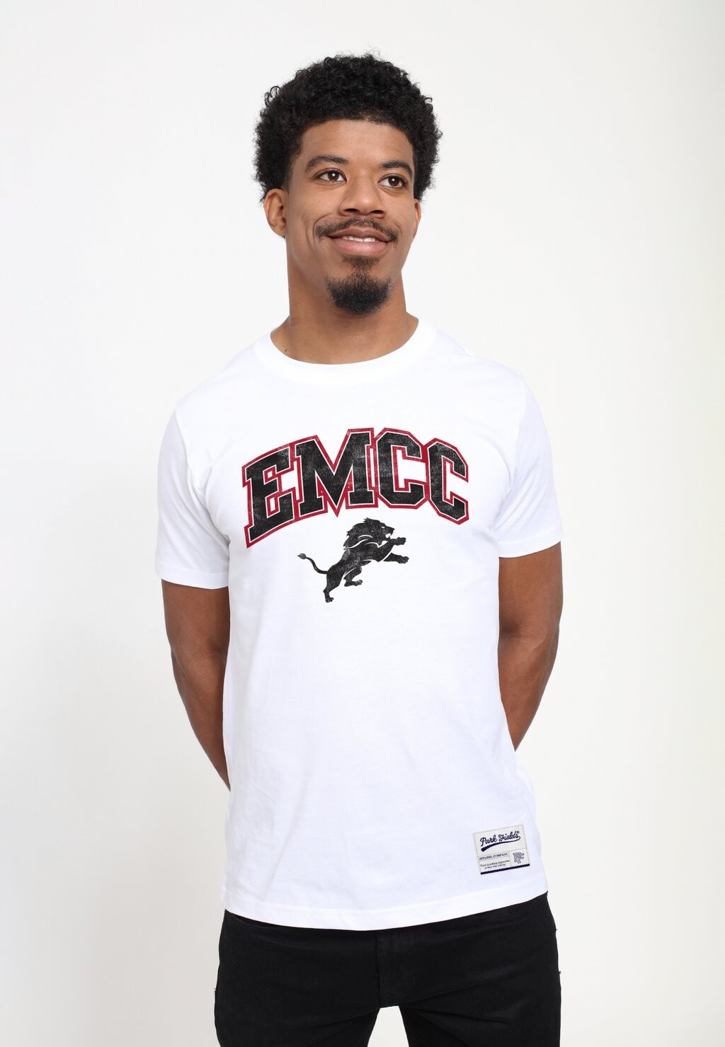 

Футболка с принтом EAST MISSISSIPPI DISTRESSED EMCC Henry Tiger, белый