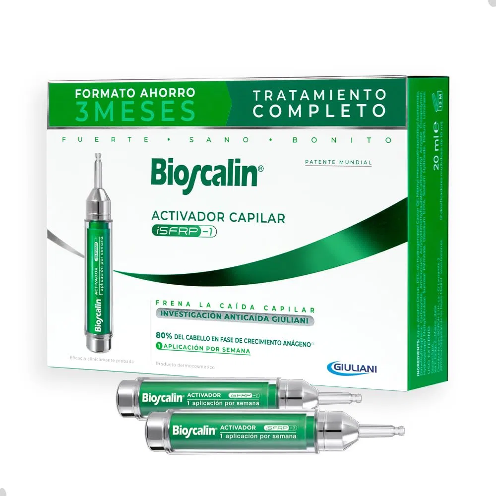 Активатор для волос Bioscalin iSFRP-1 против временного выпадения, 2 x 10 мл Bioscalin
