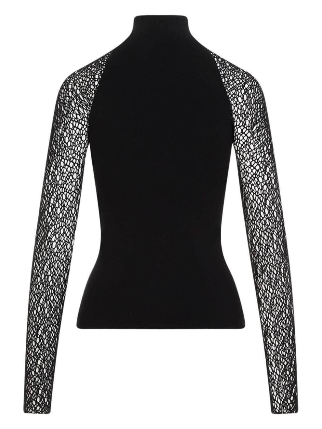 

Wolford топ с кружевными рукавами, черный