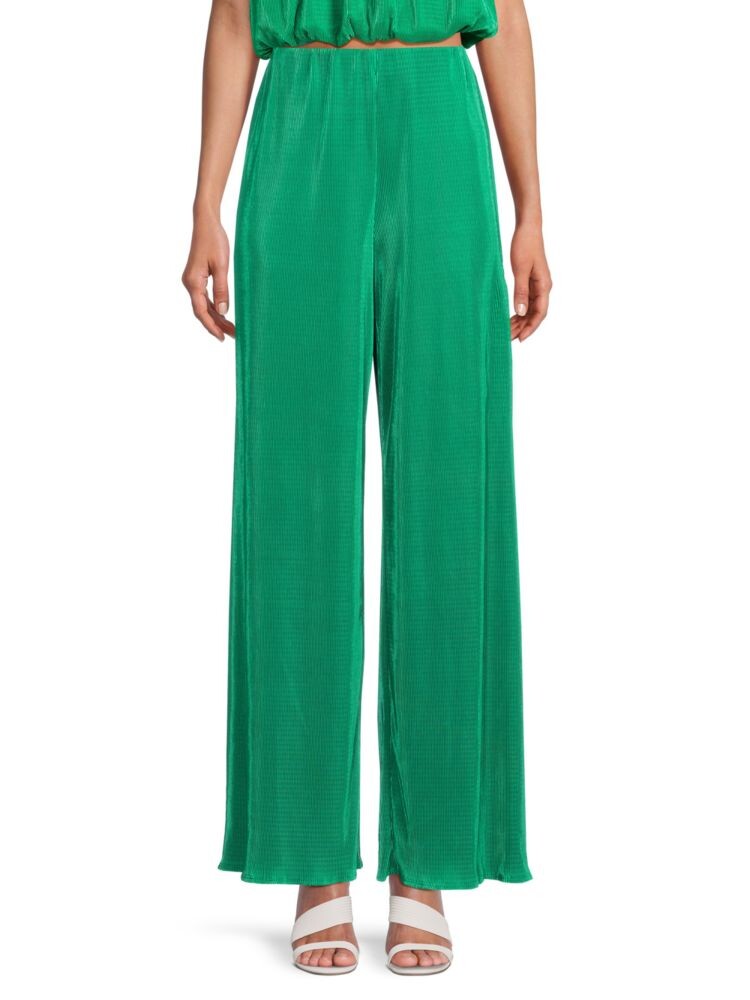 

Прямые брюки со складками Renee C., цвет Emerald Green