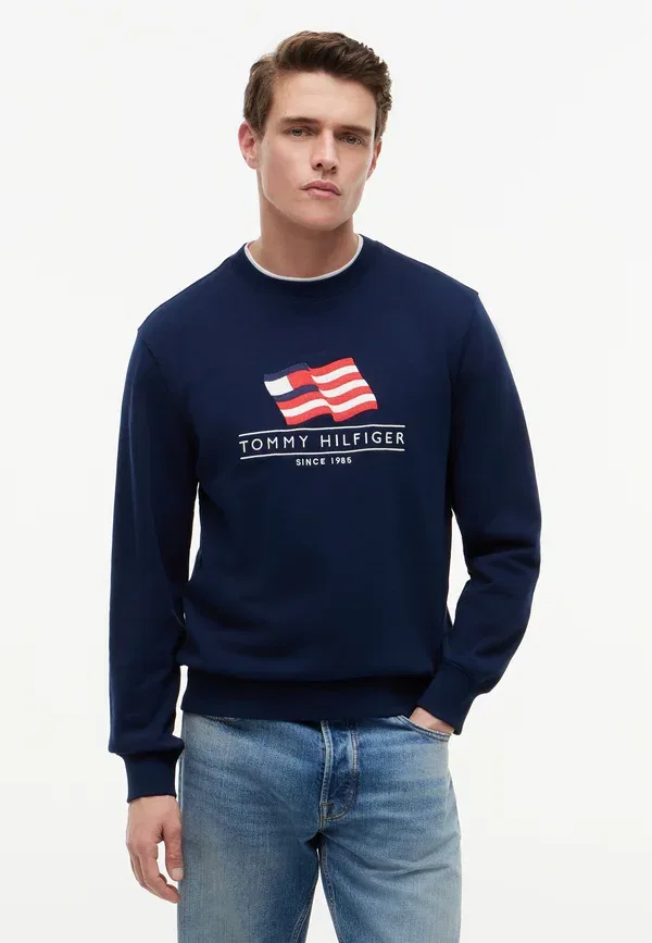 Толстовка Americana capsule Tommy Hilfiger, угольно-синий