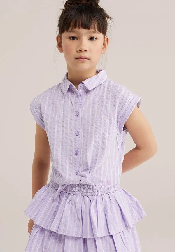 Блузка на пуговицах We Fashion, Lilac — фото 2
