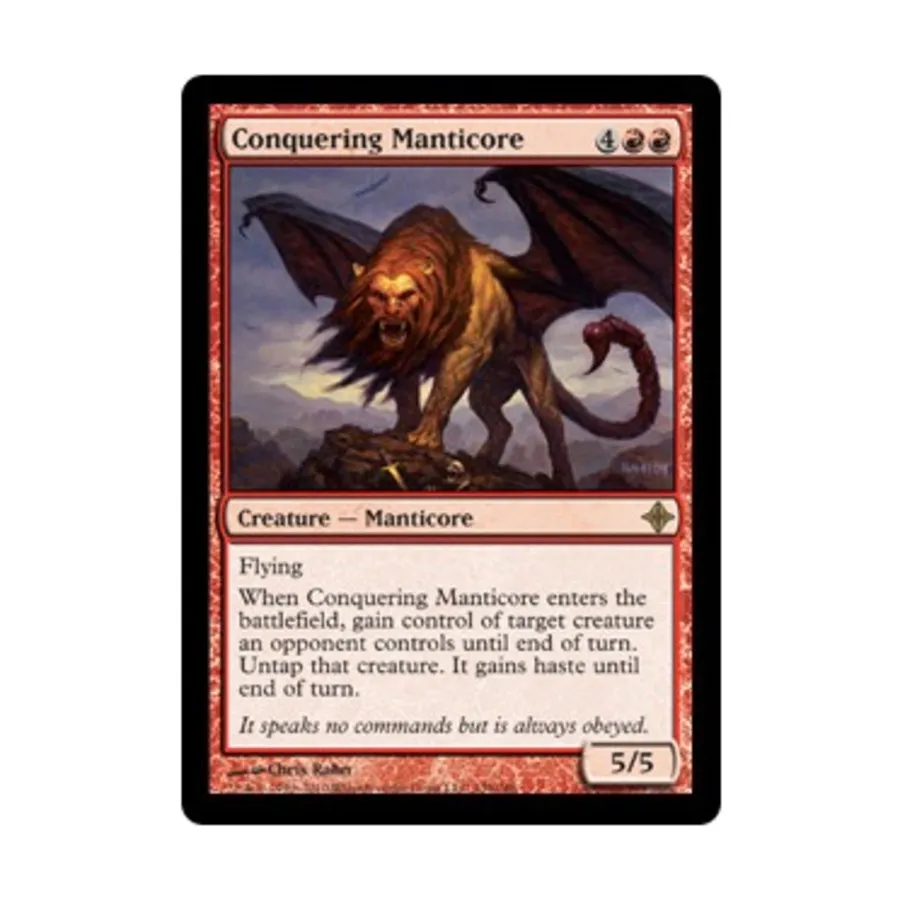 

CCG Покорение Мантикоры (клавиша R) (фольга), MTG - Rise of the Eldrazi