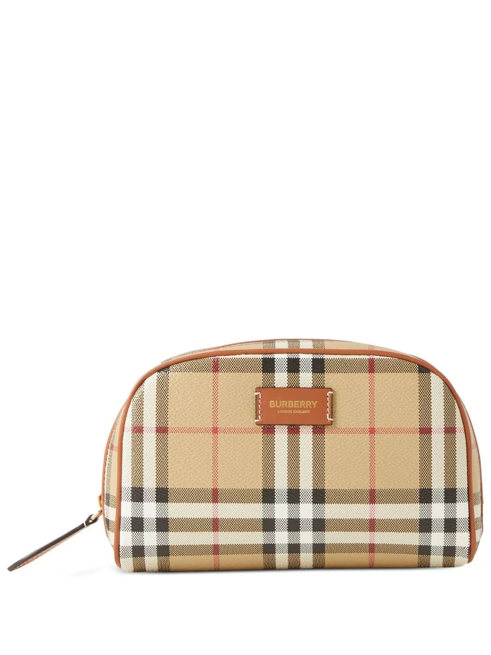 

Маленький дорожный клатч в клетку BURBERRY, нейтральный