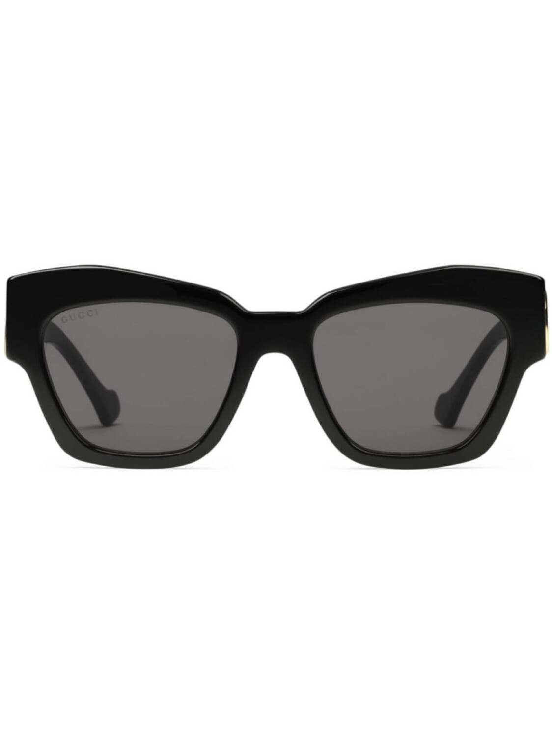 

Gucci Eyewear солнцезащитные очки с логотипом Double G, черный