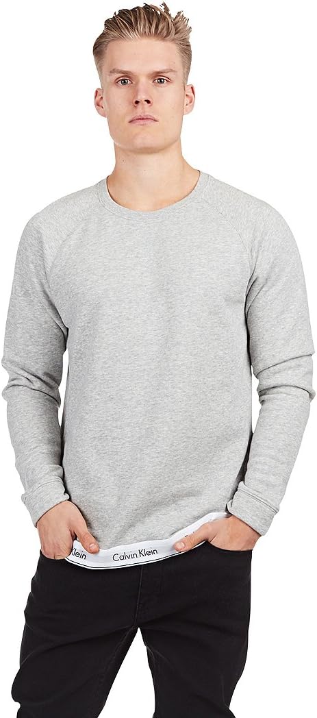 

Современные мужские толстовки Calvin Klein из хлопка и эластичного хлопка, Grey Heather