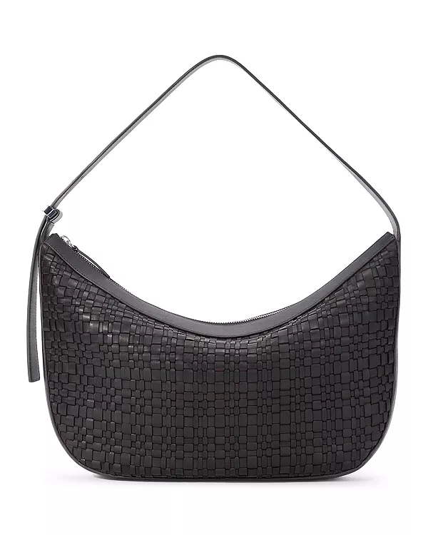 

Большая замшевая сумка через плечо Staud, коричневый