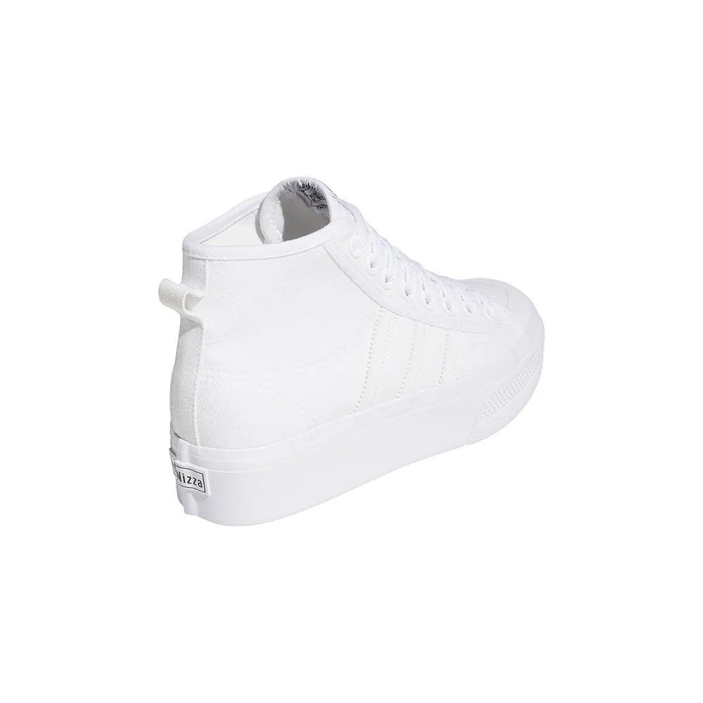 Кроссовки adidas Originals Nizza Platform Mid, белый — фото 4