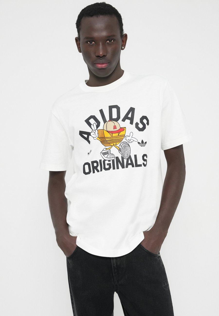 Футболка Adidas Originals Print T-shirt, White — фото 4