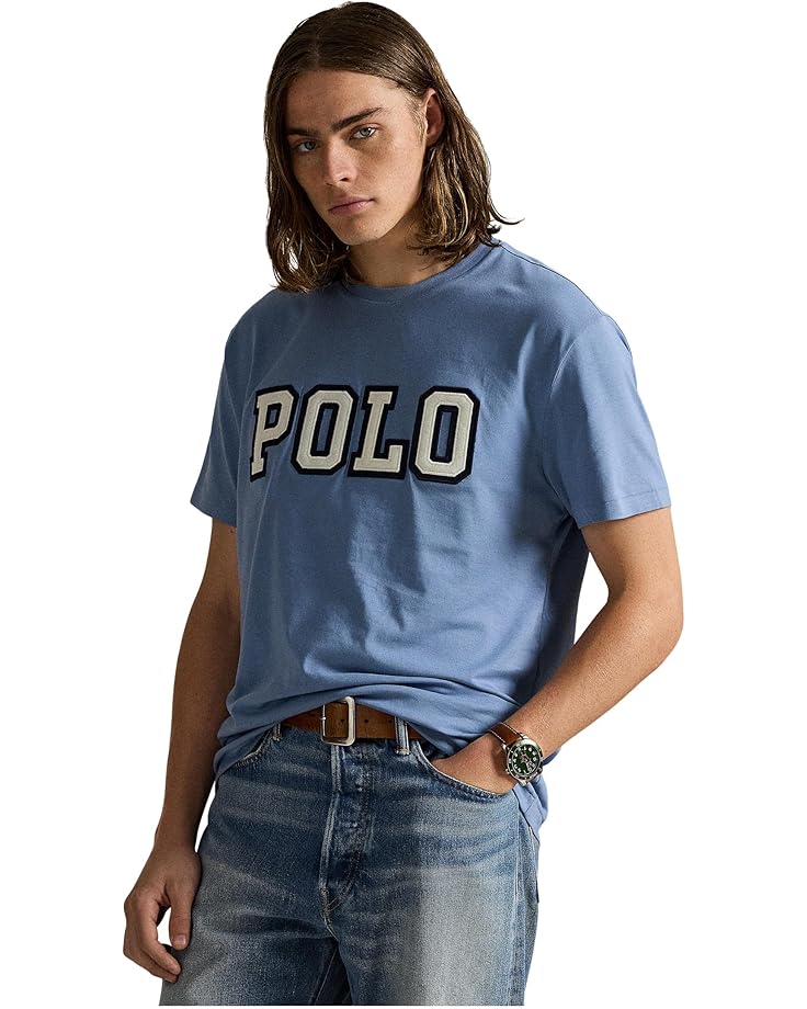 

Футболка Polo Ralph Lauren Classic Fit Logo Jersey T-Shirt, цвет Channel Blue