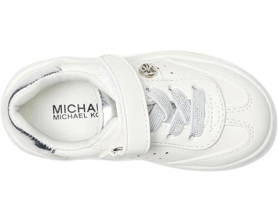 Кроссовки MICHAEL Michael Kors Kids Jem Scotty, цвет White/Silver Metallic — фото 2