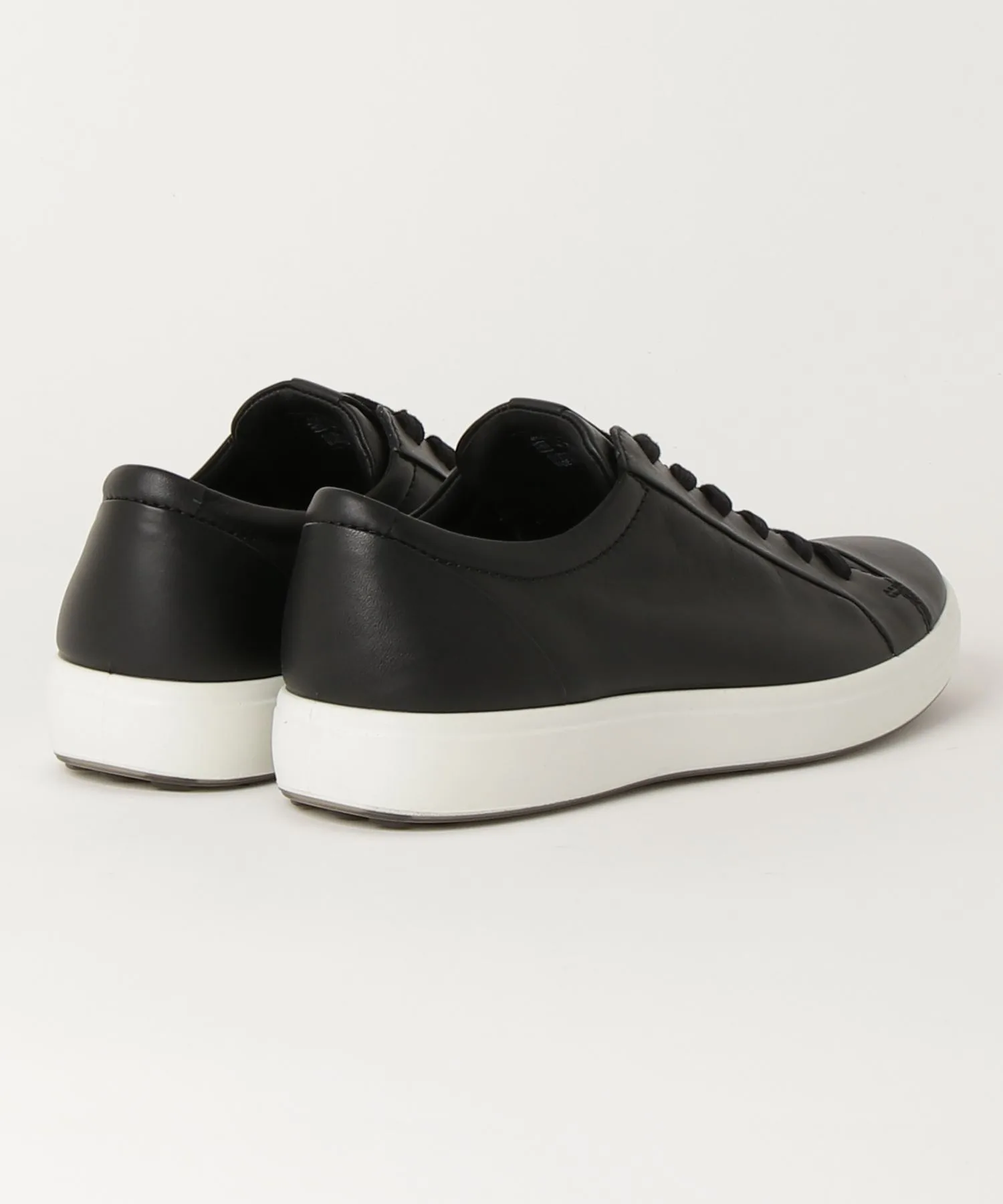 Мужские кожаные кроссовки ECCO SOFT 7 M чёрные — фото 2