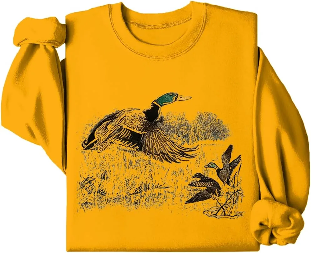 

Винтажный свитшот с уткой для охоты SESMIM