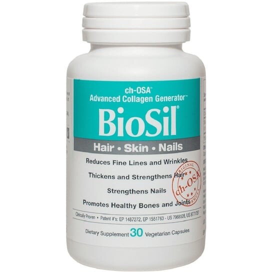 

BioSil, Усовершенствованный генератор коллагена – 30 капсул.