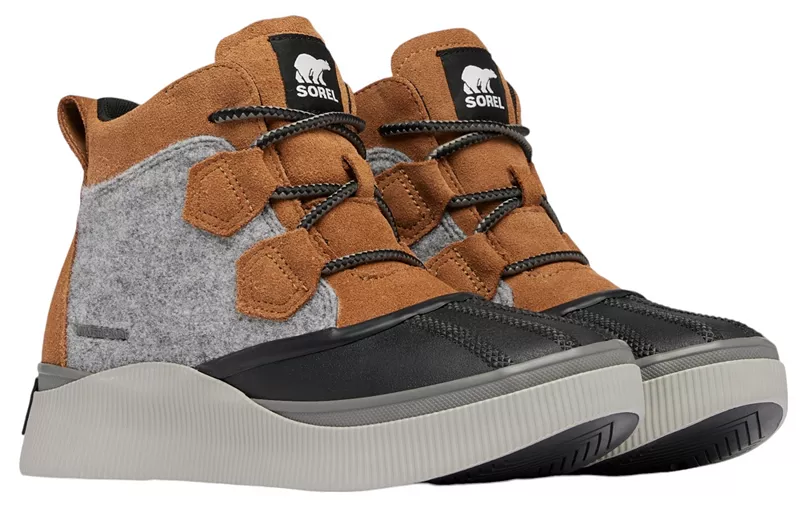 Женские ботинки Sorel Out N About IV WP на толстой подошве, коричневый/серый — фото 4