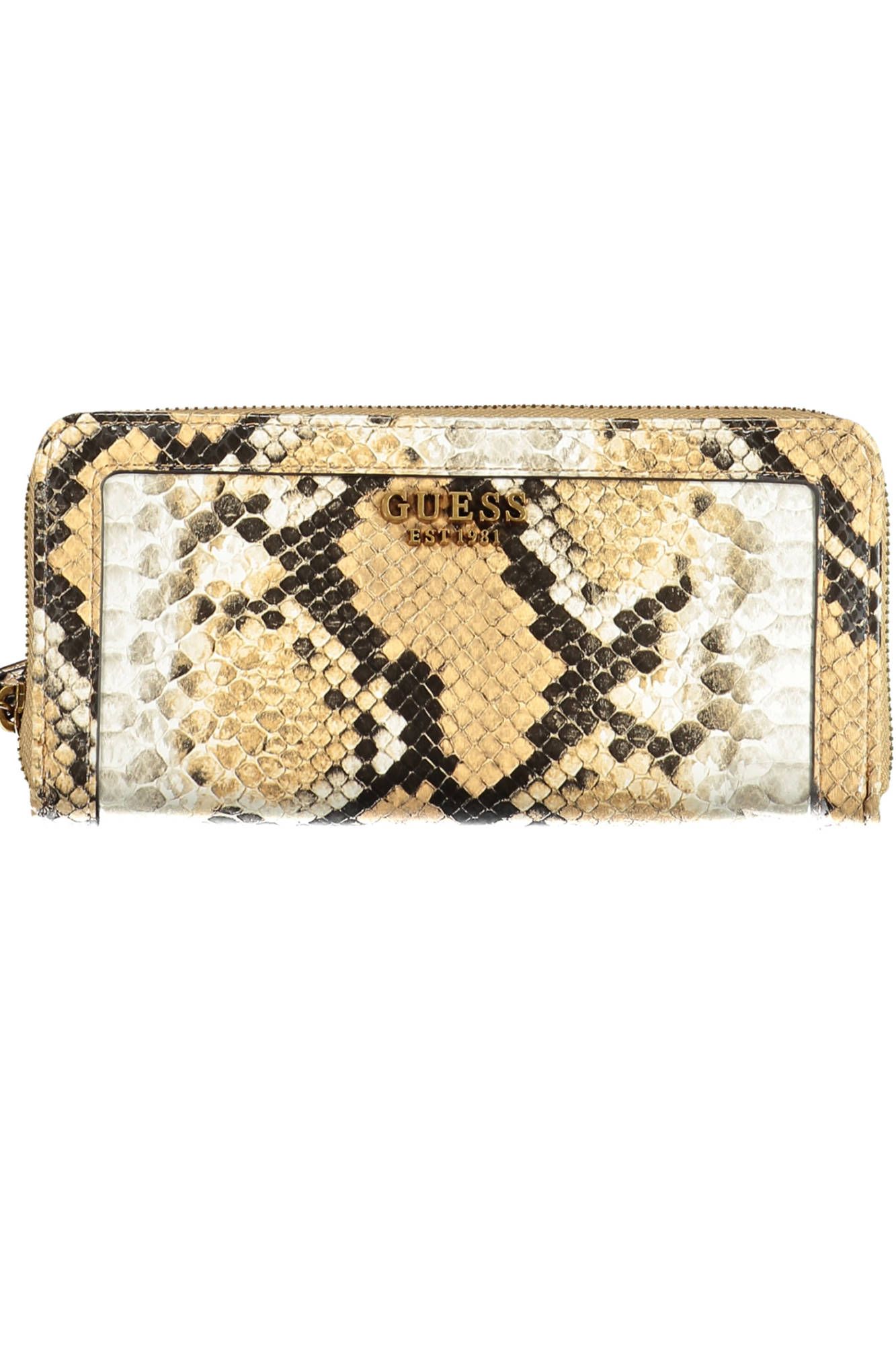 

Женский кошелек из бежевого полиуретана Guess Shoes