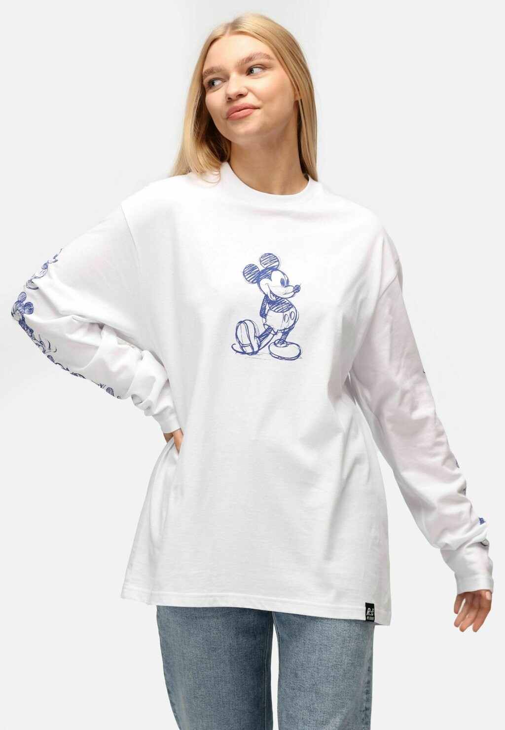 

Топ с длинными рукавами UNISEX LANGARM DISNEY MICKEY SKETCH SLEEVE Re:Covered, цвет white