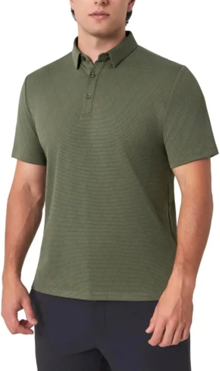 

Мужская поло с коротким рукавом Stretch Moisture Wicking Modern Ambition