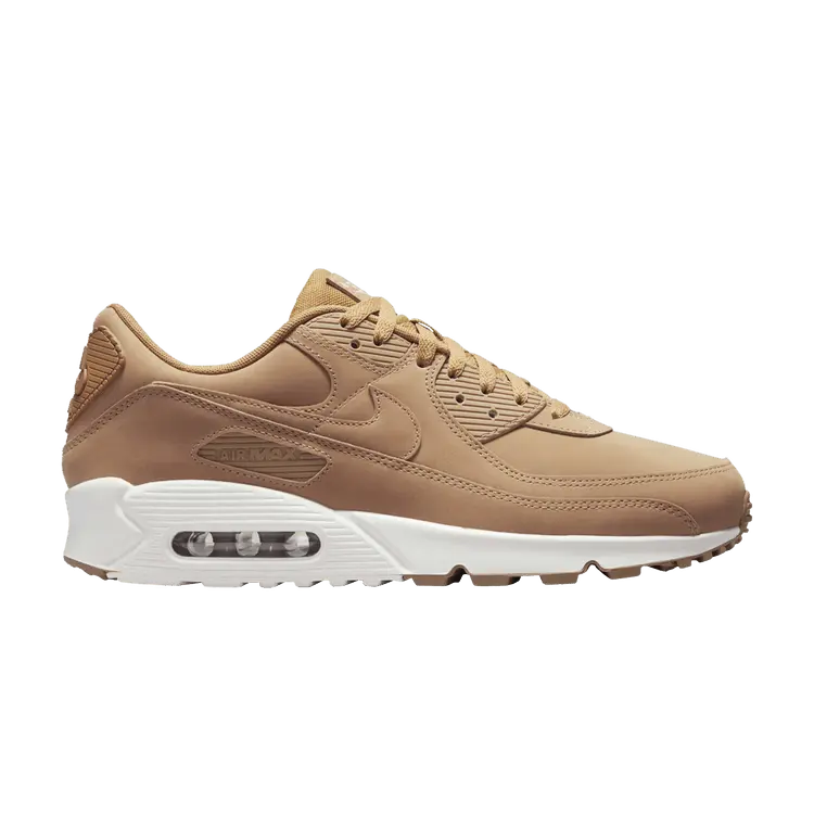 

Кроссовки Nike Air Max 90 Premium Flax, желто-коричневый