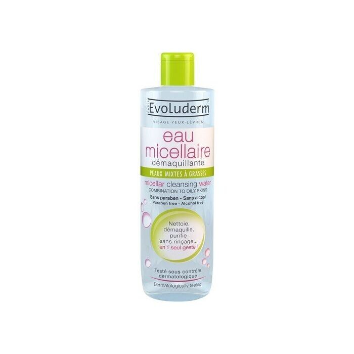 Мицеллярная вода Evoluderm — Agua Micelar Desmaquillante Piel Mixta/Grasa — фото 2