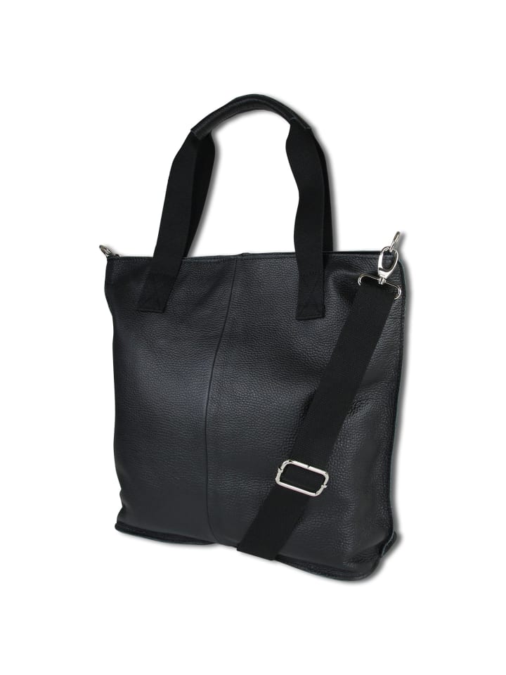 

Наплечная сумка Toscanto Schultertasche, Shopper Leder schwarz ca. 44cm