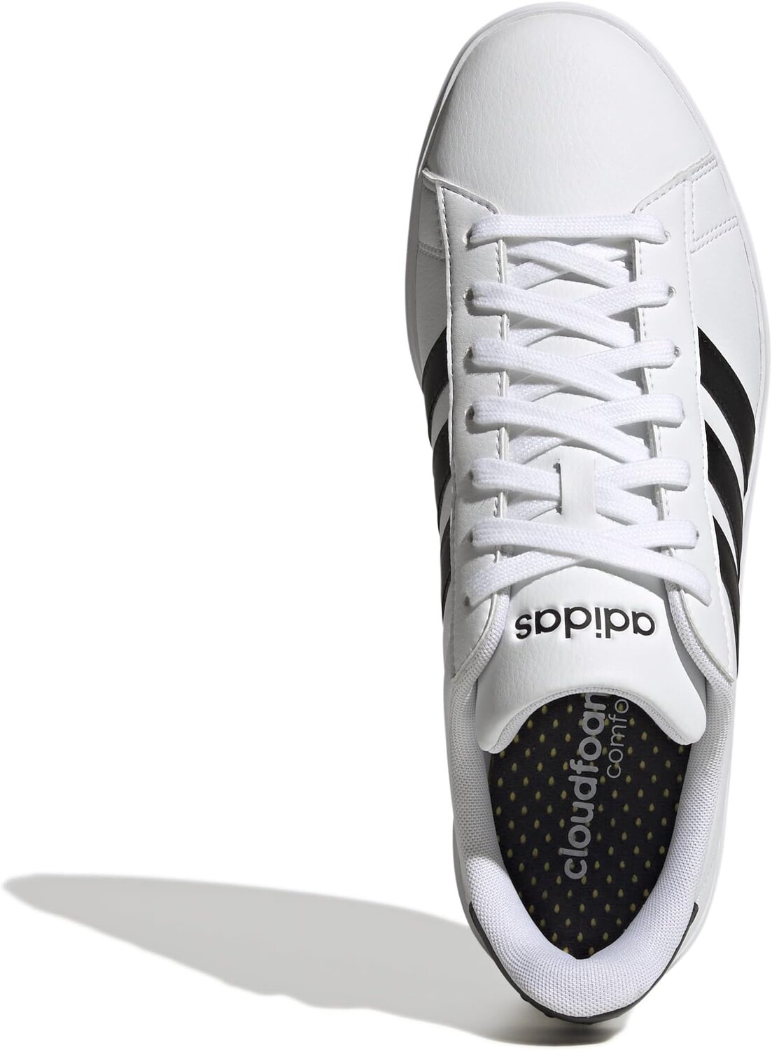 Кроссовки Grand Court 2.0 adidas, цвет Footwear White/Core Black/Footwear White — фото 2