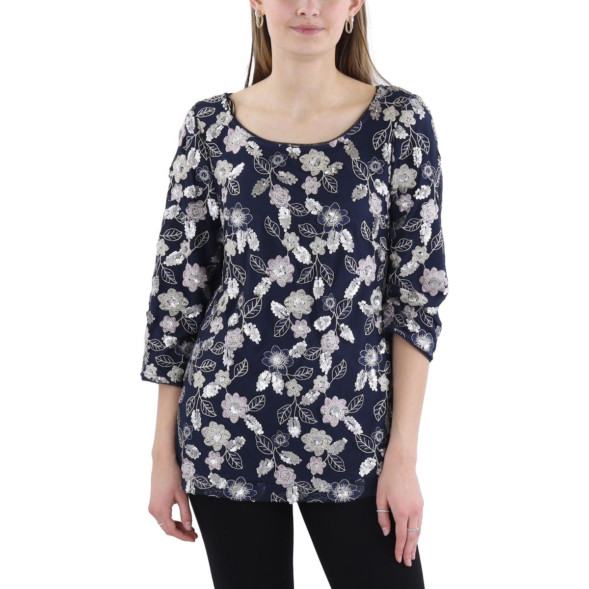 

Блузка женская Alex Evenings, цвет navy multi