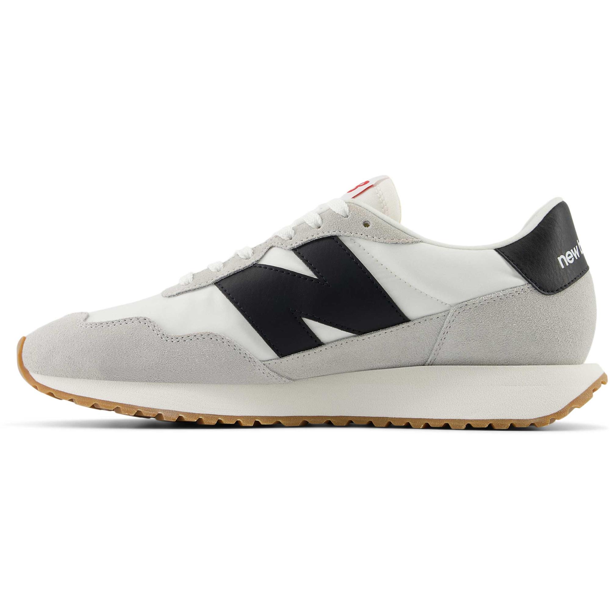 Мужские повседневные туфли 237 New Balance, White/Brighton Grey/Black — фото 3