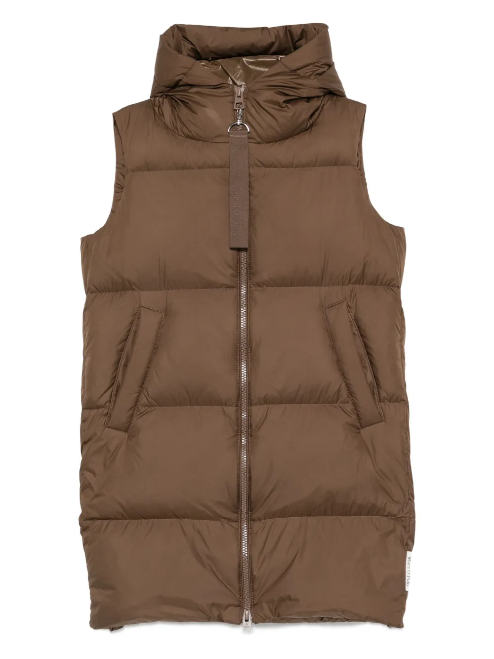 

Стеганый жилет с капюшоном Marc O'Polo, коричневый