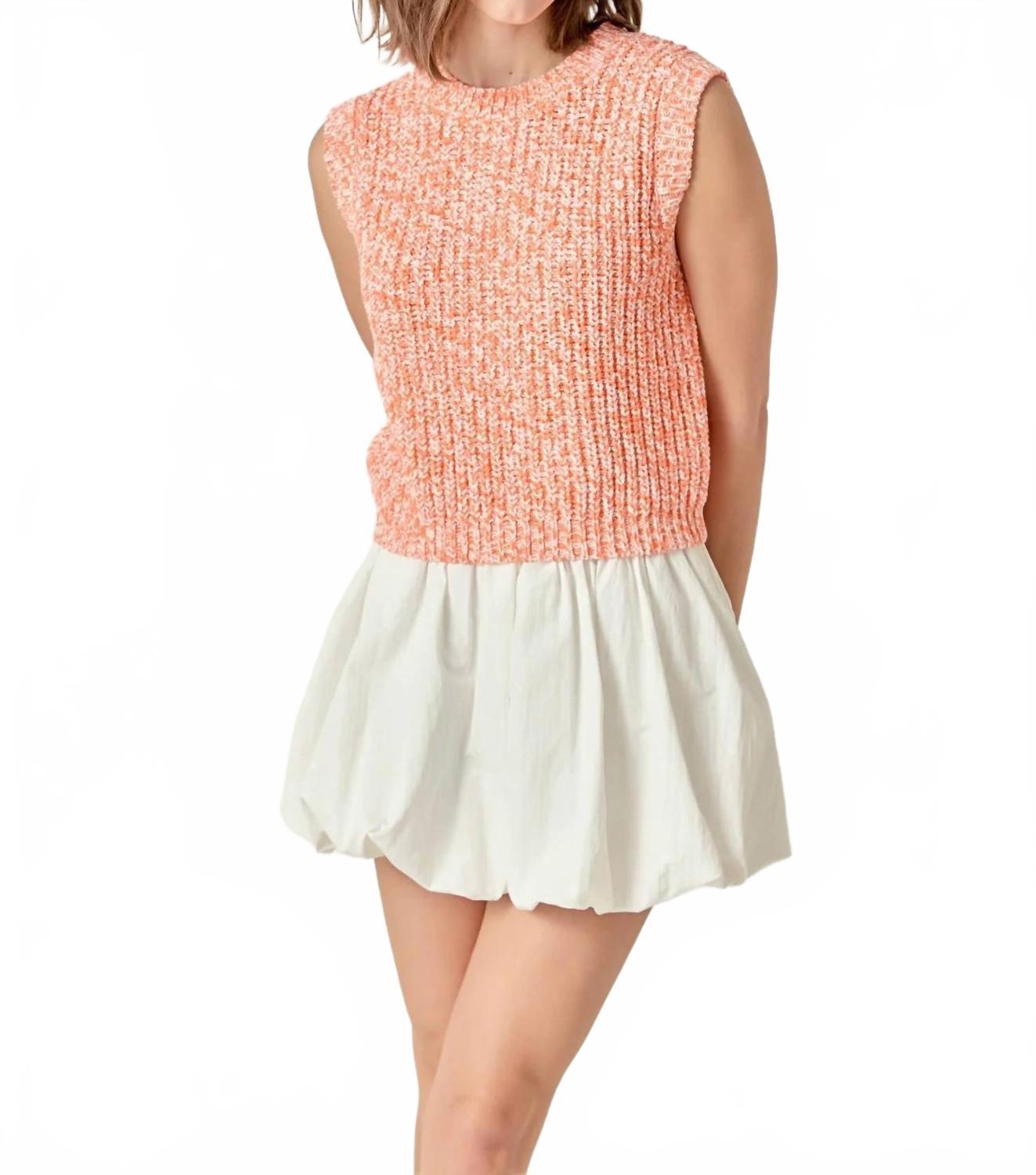 

Mara безрукавный свитер в оранжевом English Factory