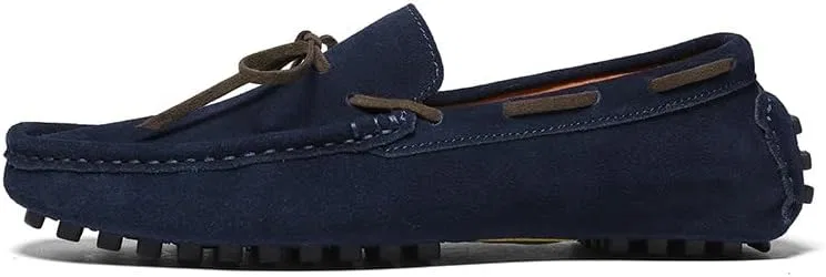 Лоферы кожаные Loafers for Men Blue PUGHGAETZF — фото 2